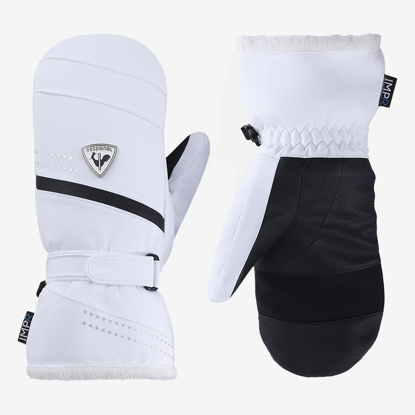 ROSSIGNOL ž smučarske rokavice RLMWG09 100 NOVA WATERPROOF SKI MITTENS white