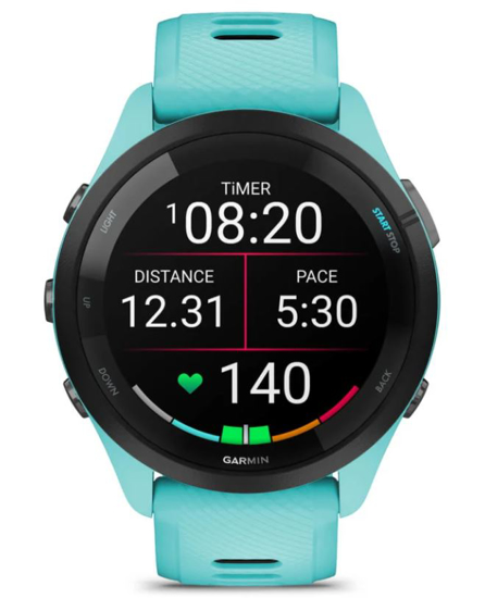 GARMIN športna ura FORERUNNER® 265 MUSIC 010-02810-12 aqua