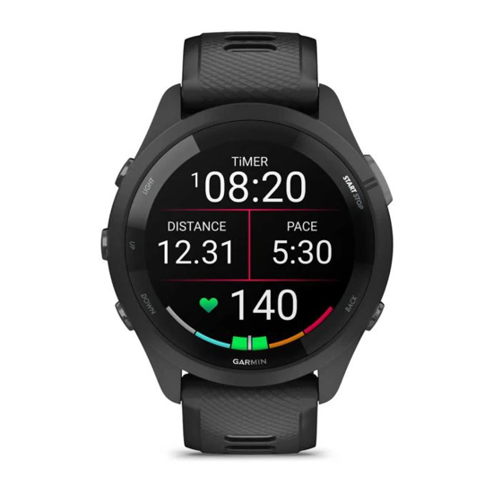 GARMIN športna ura FORERUNNER 265 MUSIC 010-02810-10 music black