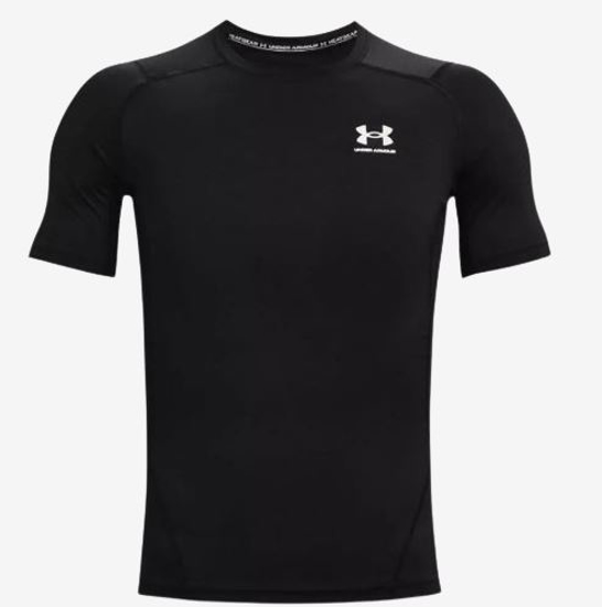 UNDER ARMOUR m majica 1361518-001 HEATGEAR SHORT SLEEVE black