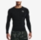 UNDER ARMOUR m majica HEATGEAR LONG COMP black