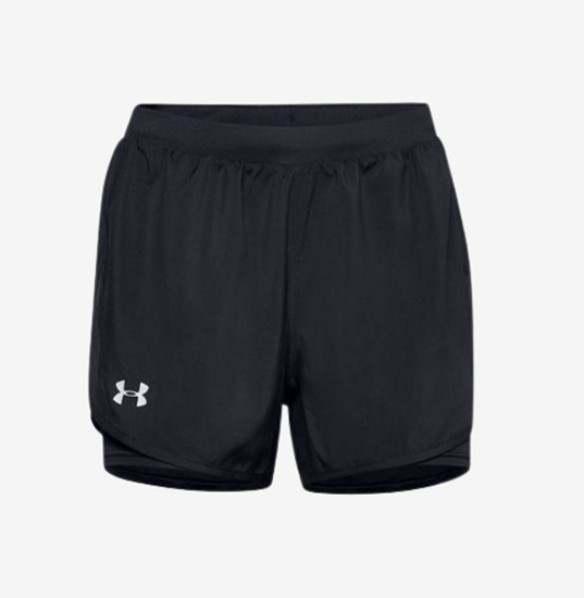 UNDER ARMOUR ž hlače 1356200-001 FLY BY 2.0 2 IN 1 black