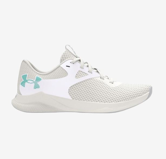 UNDER ARMOUR ž copati 3025060-103 W CHARGED AURORA 2 white green
