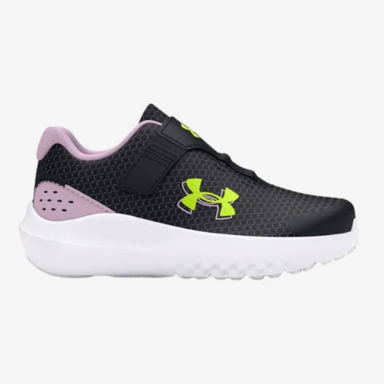 UNDER ARMOUR otr copati 3027110-001 GIRLS' INFANT UA SURGE 4 AC black purple