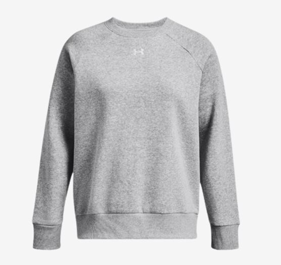 UNDER ARMOUR ž pulover 1379508-012 RIVAL FLEECE grey