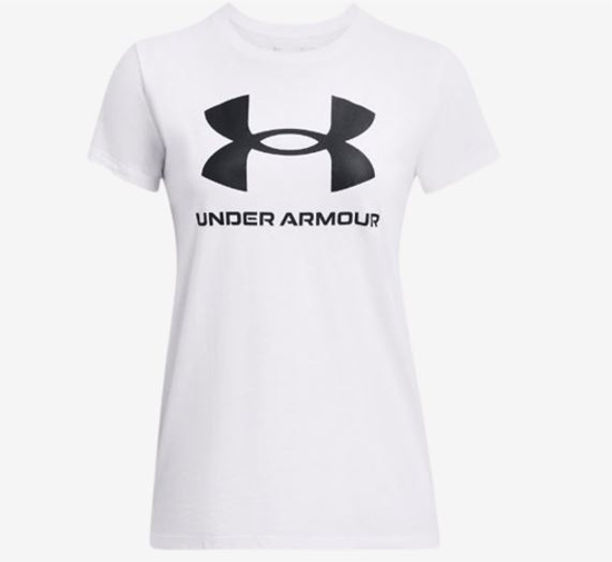 UNDER ARMOUR ž majica 1356305-111 RIVAL LOGO white