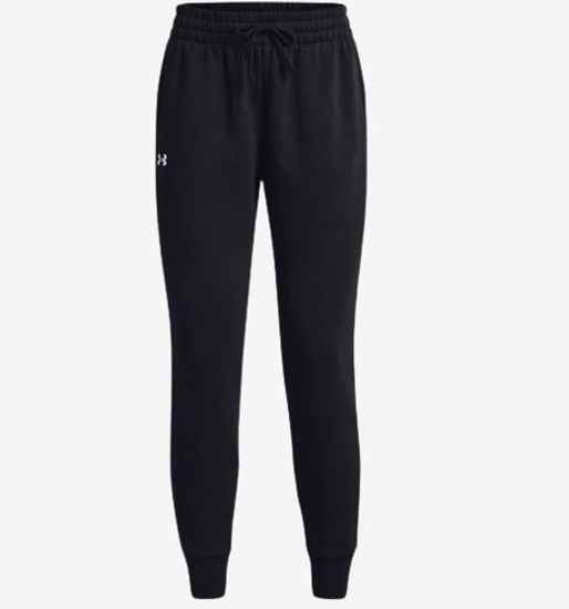 UNDER ARMOUR ž hlače 1379438-001 RIVAL FLEECE JOGGERS black