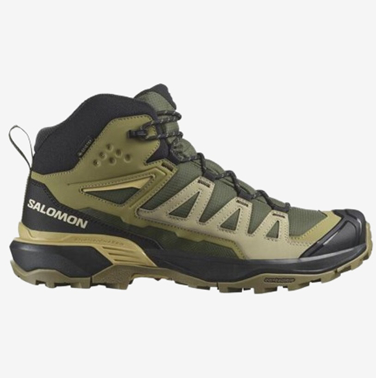 SALOMON m pohodni čevlji  474477 X ULTRA 360 MID GTX olive night/slate green/southern moss