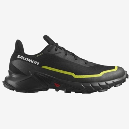 SALOMON m trail copati 474604 ALPHACROSS 5 GTX black/peat