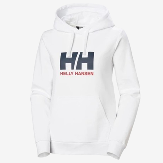 HELLY HANSEN m kapucar 33977 001 HH LOGO HOODIE white