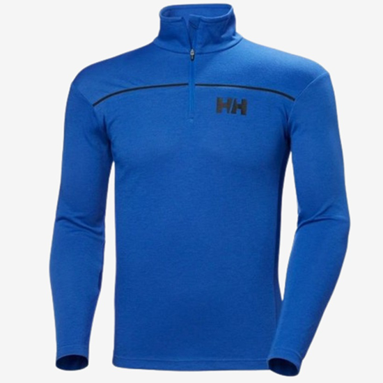 HELLY HANSEN m puli  30208 543 HP QUICK-DRY 1/2 ZIP PULLOVER cobalt