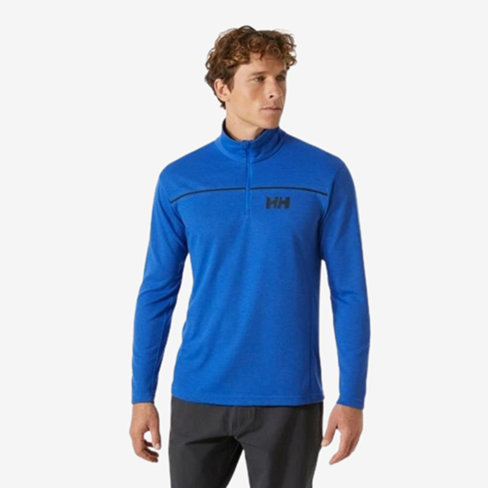 HELLY HANSEN m puli  30208 543 HP QUICK-DRY 1/2 ZIP PULLOVER cobalt