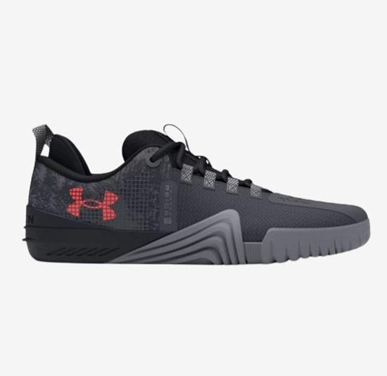 UNDER ARMOUR m copati 3027352-400 REIGN 6 gray void pitch gray rush red