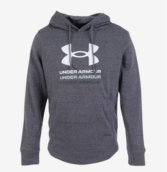 UNDER ARMOUR m kapucar 1386047-025 RIVAL TERRY grey