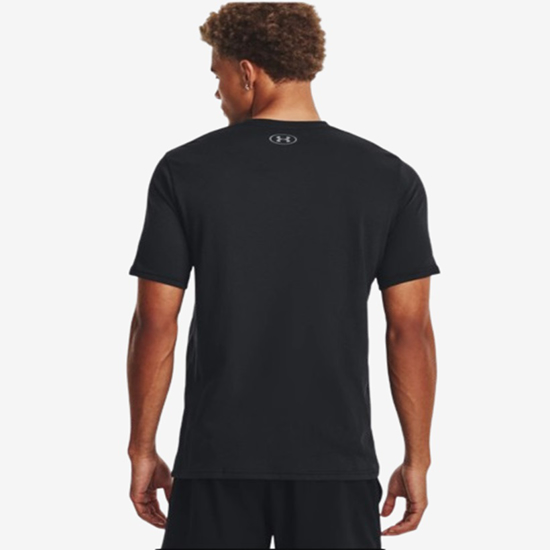 UNDER ARMOUR m majica 1329581-001 BOXED SPORTSTYLE SHORT SLEEVE T-SHIRT black graphite