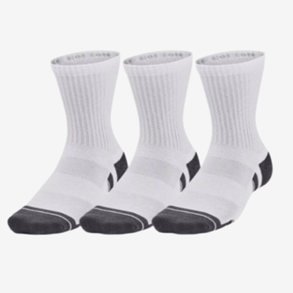 UNDER ARMOUR nogavice 1379530-100 PERFORMANCE COTT SOCKS white