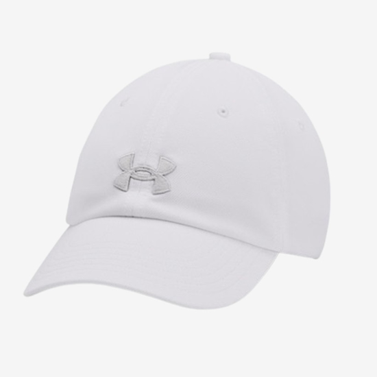 UNDER ARMOUR šilt kapa 1376705-100 W BLITZING ADJUSTABLE CAP white halo gray