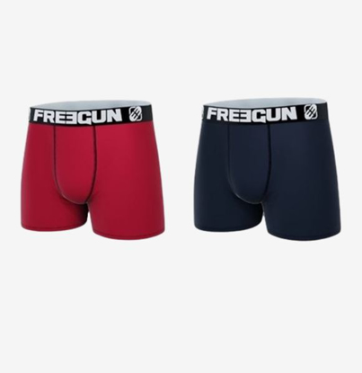 FREEGUN m spodnje perilo FGRITBCX2REDSAL COTTON 2PAK red antracit