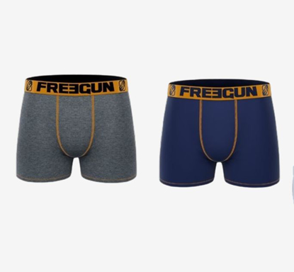 FREEGUN m spodnje perilo FGRITBCX2GREBLUS COTTON 2PAK grey blue