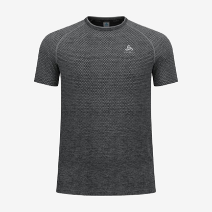 ODLO m majica 313942 15700 THE ESSENTIALS SEAMLESS RUNNING T-SHIRT grey melange