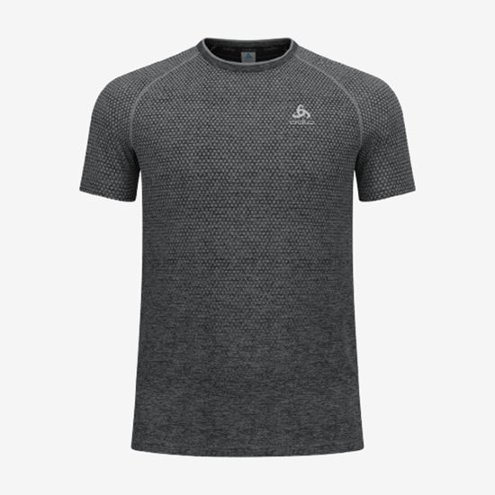 ODLO m majica 313942 15700 THE ESSENTIALS SEAMLESS RUNNING T-SHIRT grey melange