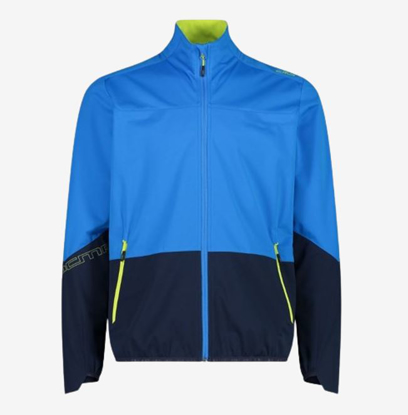 CMP m softshell 34A7557 L565 MAN JACKET LIGHT b.blue limed silver