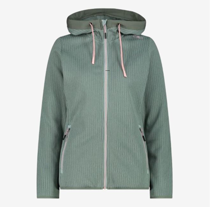 CMP ž jopica 34H6066 37ER JACQUARD KNITTED jade salvia