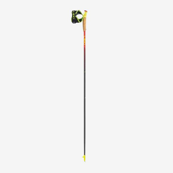 LEKI trail palice 65325921 VERTICAL naturalcarbon bright red neonyellow