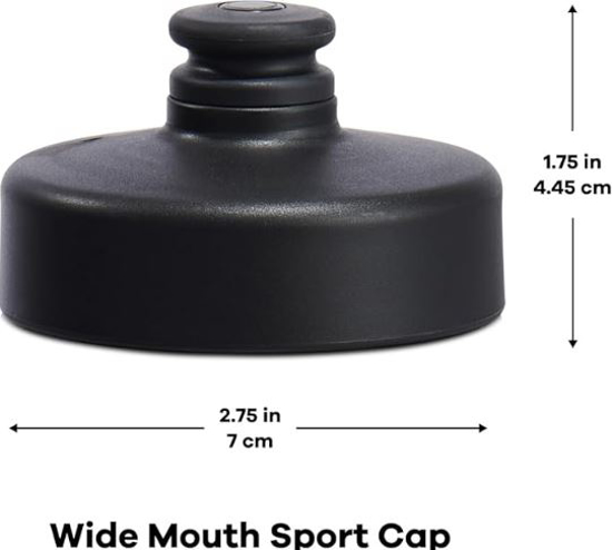 HYDRO FLASK nastavek WIDE MOUTH SPORT CAP WMSC001 black