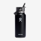 HYDRO FLASK 32 oz WIDE MOUTH WITH FLEX STRAW CAP ml black