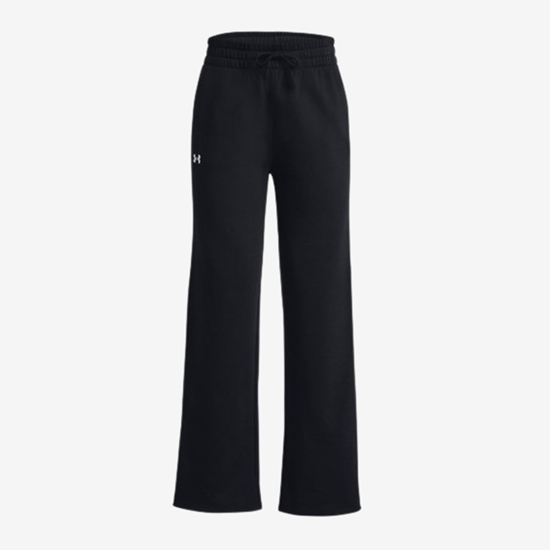 UNDER ARMOUR ž hlače 1381847-001 UA RIVAL FLEECE STRAIGHT LEG PANTS black