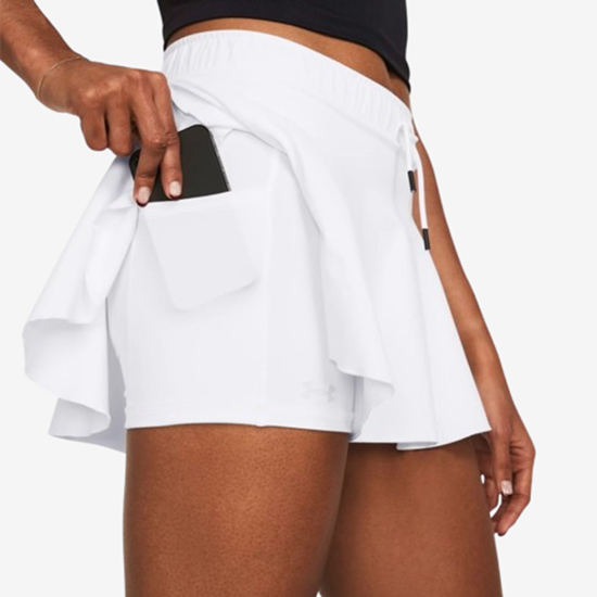 UNDER ARMOUR ž krilo 1383636-100 ESSENTIAL SPLIT SKORT white