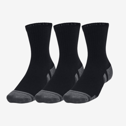 UNDER ARMOUR nogavice 1379530-001 PERFORMANCE COTTON SOCKS 3-PAIR black