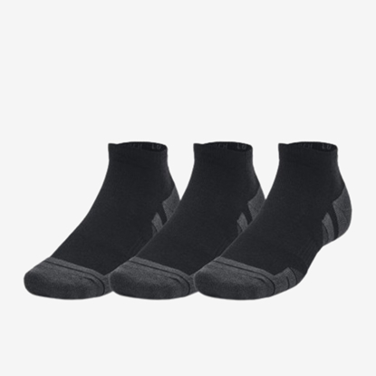 UNDER ARMOUR nogavice 1379504-001 PERFORMANCE TECH LOW SOCKS 3-PACK black