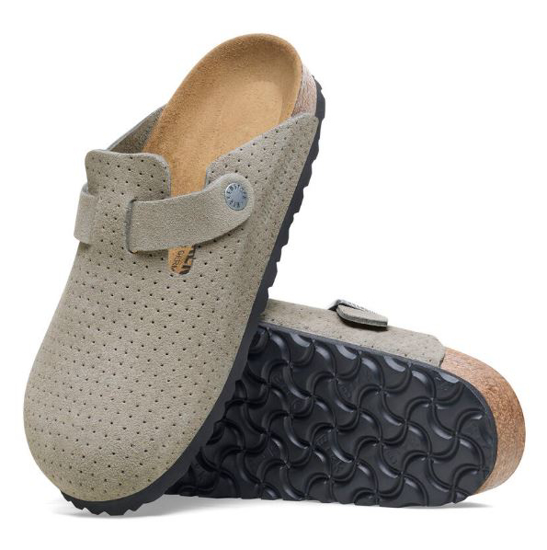 BIRKENSTOCK natikači 1027060 BOSTON -narrow- dotted stone coin