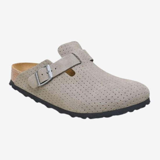 BIRKENSTOCK natikači 1027060 BOSTON -narrow- dotted stone coin