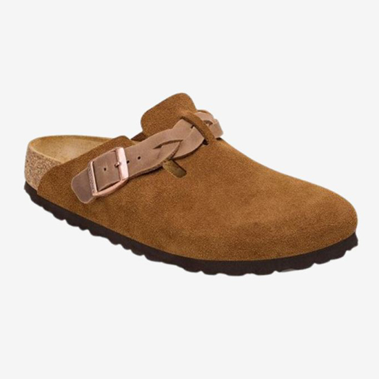 BIRKENSTOCK natikači 1026713 BOSTON BRAIDED -narrow- mink