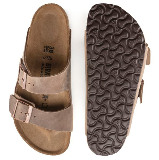 BIRKENSTOCK natikači 352203 ARIZONA -narrow- tabacco brown