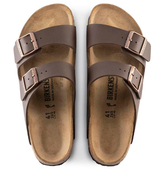 BIRKENSTOCK natikači 51703 ARIZONA -narrow- dark brown