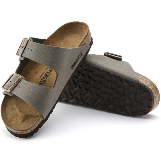 BIRKENSTOCK natikači 151213 ARIZONA -narrow- stone