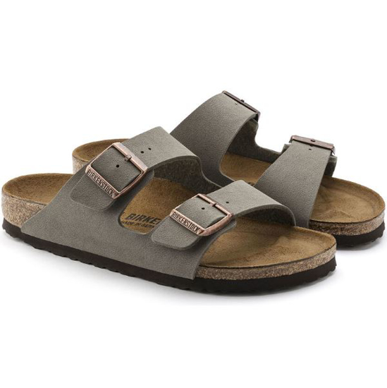 BIRKENSTOCK natikači 151213 ARIZONA -narrow- stone