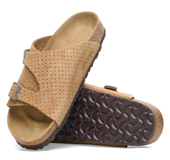 BIRKENSTOCK natikači 1027057 ZÜRICH -narrow- dotted new beige