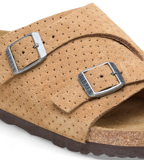 BIRKENSTOCK natikači 1027057 ZÜRICH -narrow- dotted new beige
