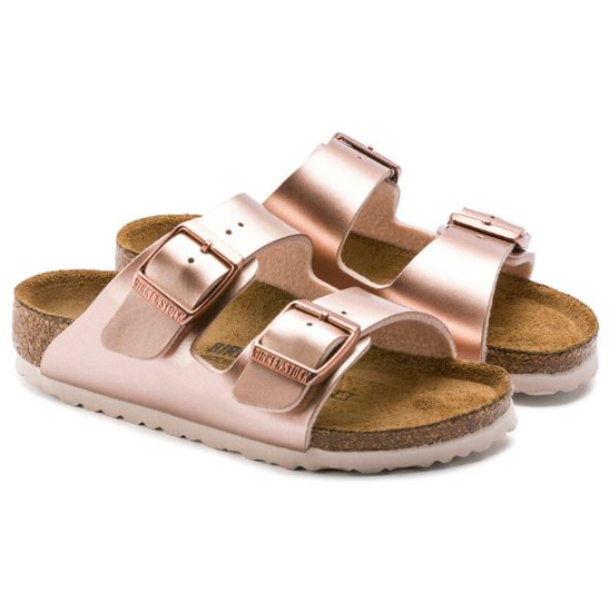 BIRKENSTOCK natikači 1012478 ARIZONA KIDS -narrow- electric metallic copper