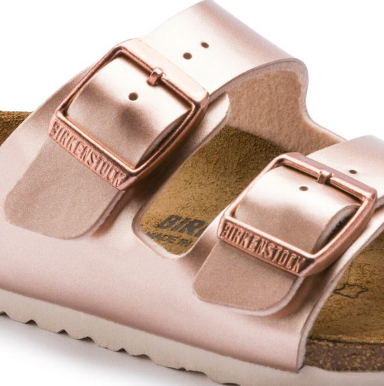 BIRKENSTOCK natikači 1012478 ARIZONA KIDS -narrow- electric metallic copper