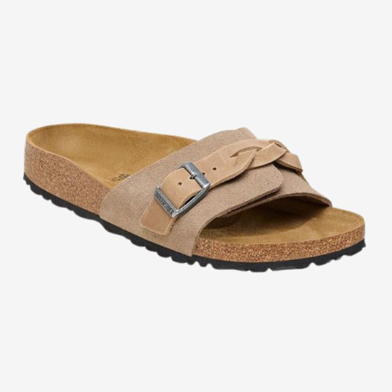 BIRKENSTOCK natikači 1026730 OITA BRAIDED -narrow- taupe