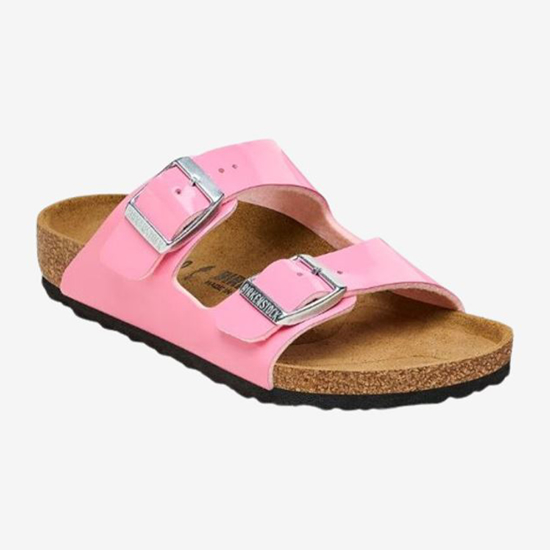 BIRKENSTOCK natikači 1027133 ARIZONA KIDS -narrow- patent candy pink