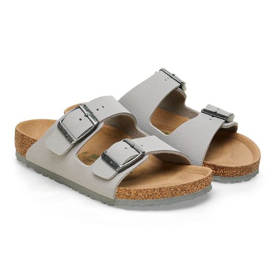 BIRKENSTOCK natikači 1026413 ARIZONA KIDS Vegan -narrow- stone coin