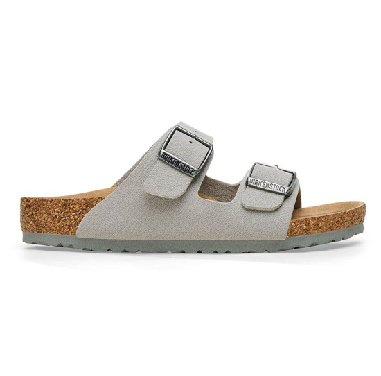 BIRKENSTOCK natikači 1026413 ARIZONA KIDS Vegan -narrow- stone coin