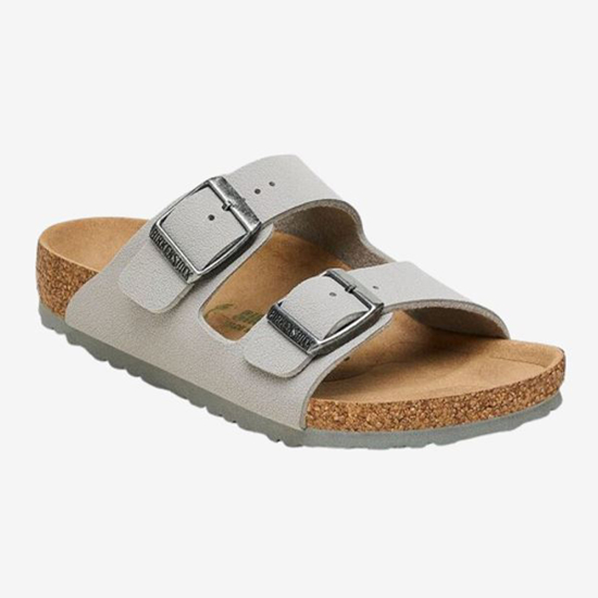 BIRKENSTOCK natikači 1026413 ARIZONA KIDS Vegan -narrow- stone coin